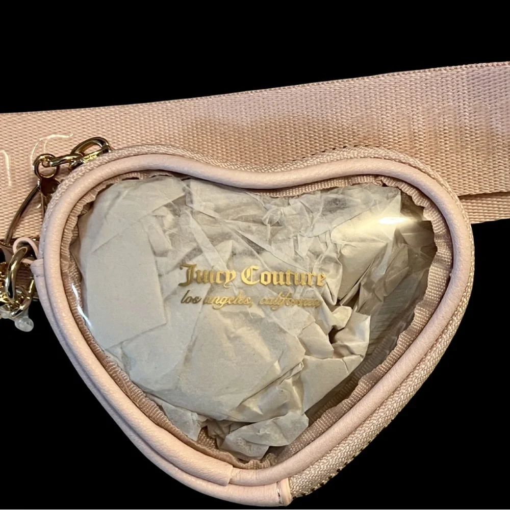 Juicy Couture Retro Cherry Velour Barrel Bag + Heart Coin Purse NWT - Picture 2 of 5
